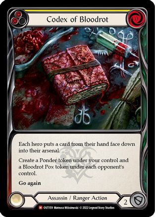 Codex of Bloodrot (OUT159) - Outsiders