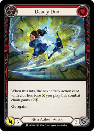 Deadly Duo (Red) (OUT071) - Outsiders Rainbow Foil