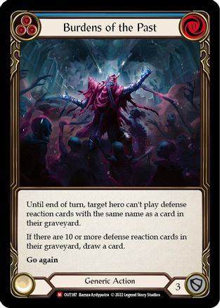 Burdens of the Past (OUT187) - Outsiders Rainbow Foil
