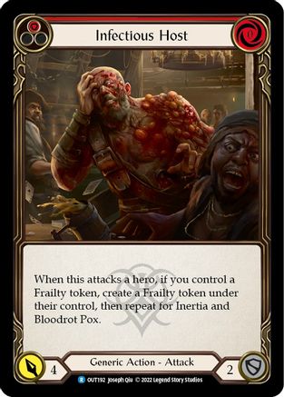 Infectious Host (Red) (OUT192) - Outsiders Rainbow Foil