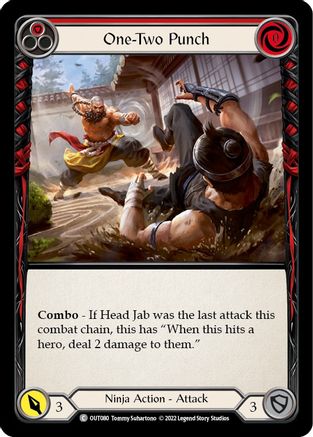 One-Two Punch (Red) (OUT080) - Outsiders Rainbow Foil