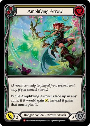 Amplifying Arrow (OUT100) - Outsiders Rainbow Foil