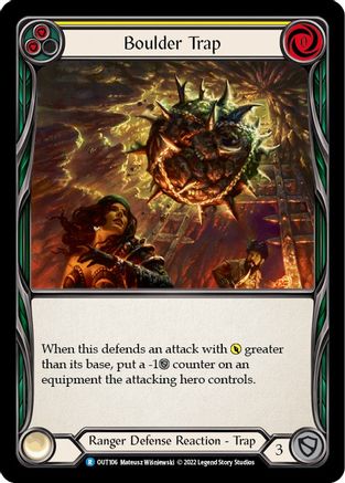 Boulder Trap (Yellow) (OUT106) - Outsiders