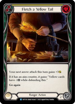 Fletch a Yellow Tail (Yellow) (OUT110) - Outsiders