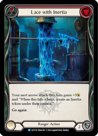 Lace with Inertia (Red) (OUT114) - Outsiders Rainbow Foil