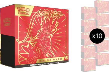 Scarlet & Violet Elite Trainer Box [Koraidon] Case - SV01 Scarlet & Violet Base Set