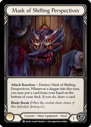 Mask of Shifting Perspectives (UZU003) - Blitz Deck: Outsiders - Uzuri