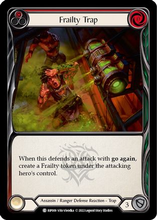 Frailty Trap (Red) (RIP009) - Blitz Deck: Outsiders - Riptide