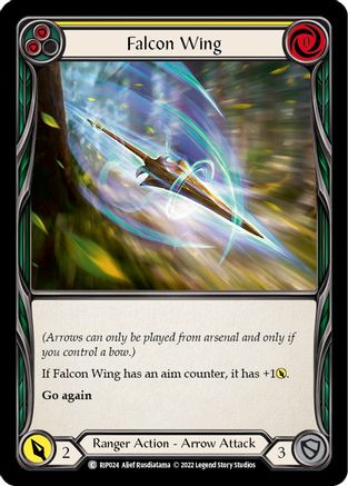 Falcon Wing (Yellow) (RIP024) - Blitz Deck: Outsiders - Riptide