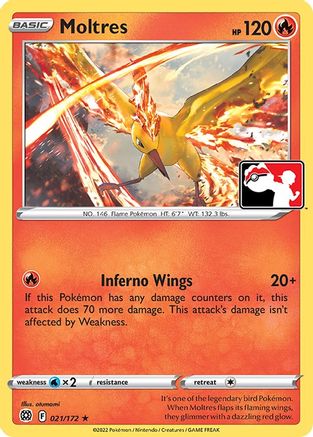 Moltres 21 - Prize Pack Series Cards