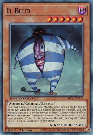 Il Blud (SGX3-ENI17) - Speed Duel GX: Duelists of Shadows 1st Edition - Premium Yugioh Single from Konami - Just $0.26! Shop now at Game Crave Tournament Store