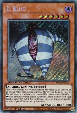 Il Blud (Secret Rare) (SGX3-ENI17) - Speed Duel GX: Duelists of Shadows 1st Edition - Premium Yugioh Single from Konami - Just $0.58! Shop now at Game Crave Tournament Store
