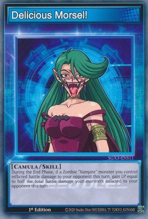 Delicious Morsel! (SGX3-ENS11) - Speed Duel GX: Duelists of Shadows 1st Edition - Premium Yugioh Single from Konami - Just $0.25! Shop now at Game Crave Tournament Store