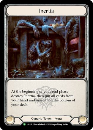 Inertia // Ponder (LGS127) - Flesh and Blood: Promo Cards Cold Foil