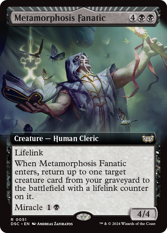 Metamorphosis Fanatic (DSC-051) - Duskmourn: House of Horror Commander: (Extended Art, miracle) - Premium MTG Single from Wizards of the Coast - Just $4.12! Shop now at Game Crave Tournament Store