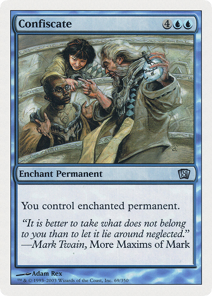 Confiscate (8ED-069) - 8th Edition Foil