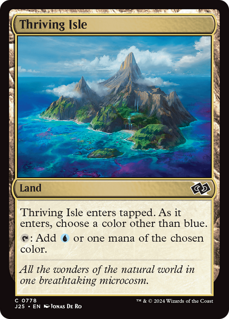 Thriving Isle (J25-778) - Foundations Jumpstart - Premium MTG Single from Wizards of the Coast - Just $0.25! Shop now at Game Crave Tournament Store
