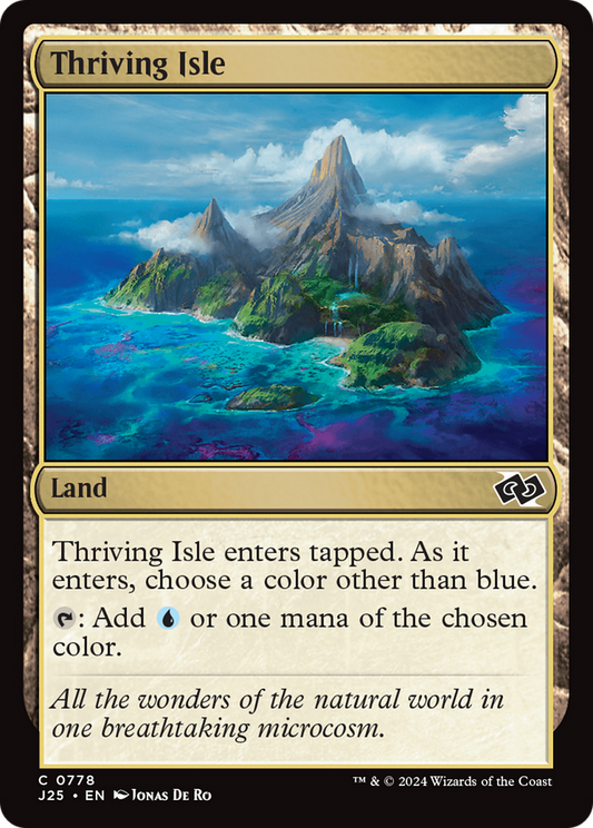 Thriving Isle (J25-778) - Foundations Jumpstart - Premium MTG Single from Wizards of the Coast - Just $0.25! Shop now at Game Crave Tournament Store