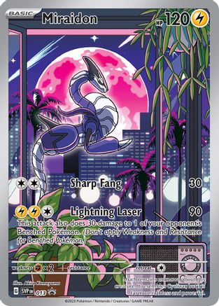 Miraidon 13 - SV Scarlet & Violet Promo Cards Holofoil