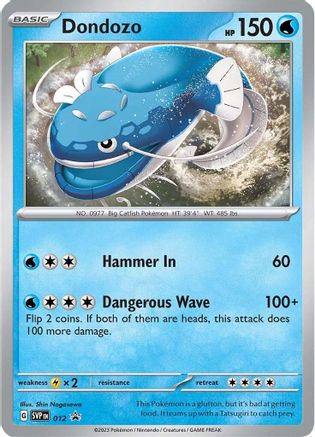 Dondozo 12 - SV Scarlet & Violet Promo Cards Holofoil