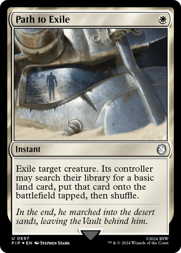 Path to Exile (PIP-697) - Fallout - Premium MTG Single from Wizards of the Coast - Just $18.86! Shop now at Game Crave Tournament Store