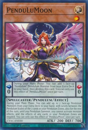 PenduLuMoon (CYAC-EN030) - Cyberstorm Access 1st Edition - Premium Yugioh Single from Konami - Just $0.25! Shop now at Game Crave Tournament Store