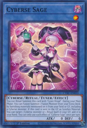 Cyberse Sage (CYAC-EN033) - Cyberstorm Access 1st Edition - Premium Yugioh Single from Konami - Just $0.25! Shop now at Game Crave Tournament Store