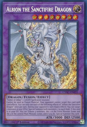 Albion the Sanctifire Dragon (CYAC-EN035) - Cyberstorm Access 1st Edition - Premium Yugioh Single from Konami - Just $9.55! Shop now at Game Crave Tournament Store