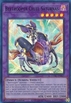 Beetrooper Cruel Saturnas (CYAC-EN037) - Cyberstorm Access 1st Edition - Premium Yugioh Single from Konami - Just $0.26! Shop now at Game Crave Tournament Store
