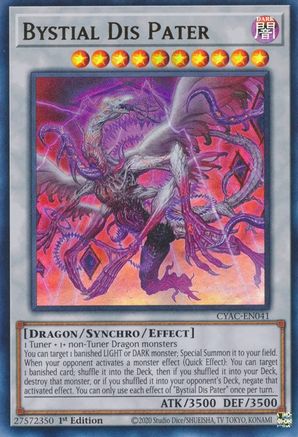 Bystial Dis Pater (CYAC-EN041) - Cyberstorm Access 1st Edition - Premium Yugioh Single from Konami - Just $10.54! Shop now at Game Crave Tournament Store