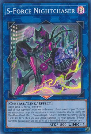 S-Force Nightchaser (CYAC-EN050) - Cyberstorm Access 1st Edition - Premium Yugioh Single from Konami - Just $0.25! Shop now at Game Crave Tournament Store
