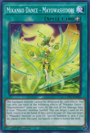Mikanko Dance - Mayowashidori (CYAC-EN062) - Cyberstorm Access 1st Edition - Premium Yugioh Single from Konami - Just $0.25! Shop now at Game Crave Tournament Store
