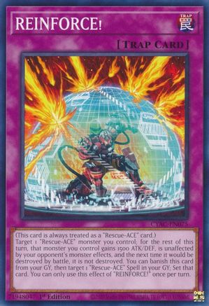 REINFORCE! (CYAC-EN075) - Cyberstorm Access 1st Edition - Premium Yugioh Single from Konami - Just $0.25! Shop now at Game Crave Tournament Store