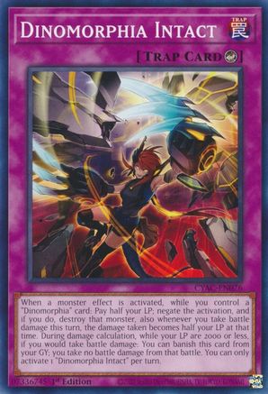 Dinomorphia Intact (CYAC-EN076) - Cyberstorm Access 1st Edition - Premium Yugioh Single from Konami - Just $0.25! Shop now at Game Crave Tournament Store