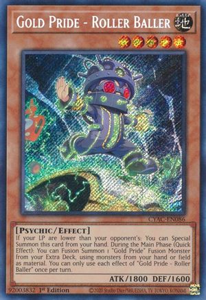 Gold Pride - Roller Baller (CYAC-EN086) - Cyberstorm Access 1st Edition - Premium Yugioh Single from Konami - Just $0.48! Shop now at Game Crave Tournament Store