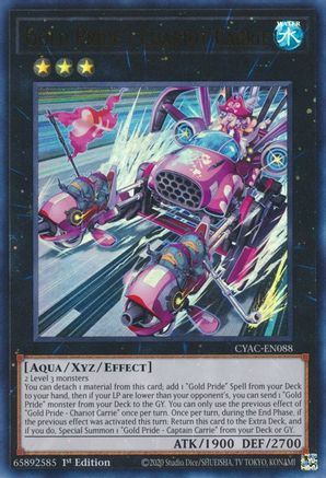 Gold Pride - Chariot Carrie (CYAC-EN088) - Cyberstorm Access 1st Edition - Premium Yugioh Single from Konami - Just $1! Shop now at Game Crave Tournament Store