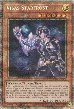 Visas Starfrost (Starlight Rare) (CYAC-EN100) - Cyberstorm Access 1st Edition - Premium Yugioh Single from Konami - Just $36.14! Shop now at Game Crave Tournament Store