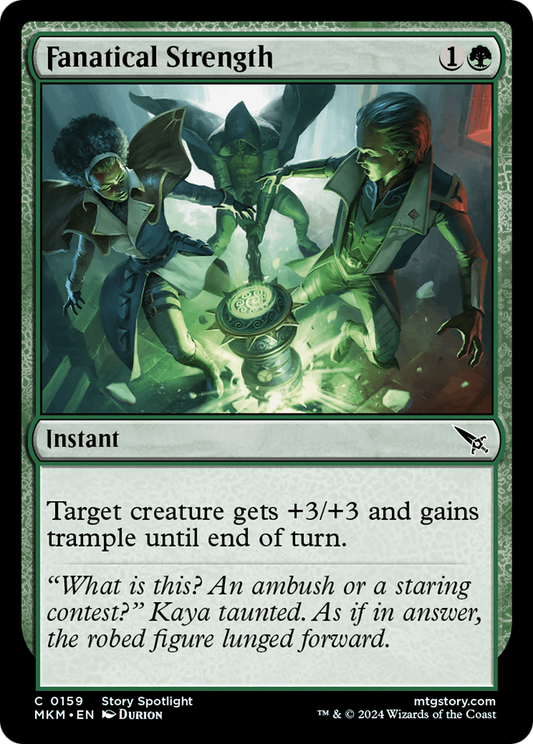 Fanatical Strength (MKM-159) - Murders at Karlov Manor - Premium MTG Single from Wizards of the Coast - Just $0.25! Shop now at Game Crave Tournament Store