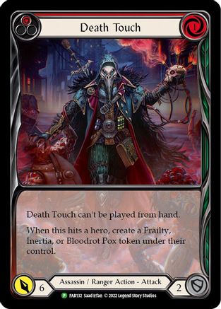 Death Touch (Red) (FAB132) - Flesh and Blood: Promo Cards Rainbow Foil