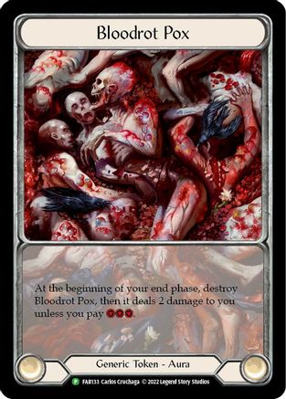 Bloodrot Pox (FAB133) - Flesh and Blood: Promo Cards Rainbow Foil