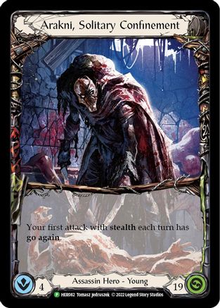 Arakni, Solitary Confinement (HER082) - Flesh and Blood: Promo Cards Rainbow Foil