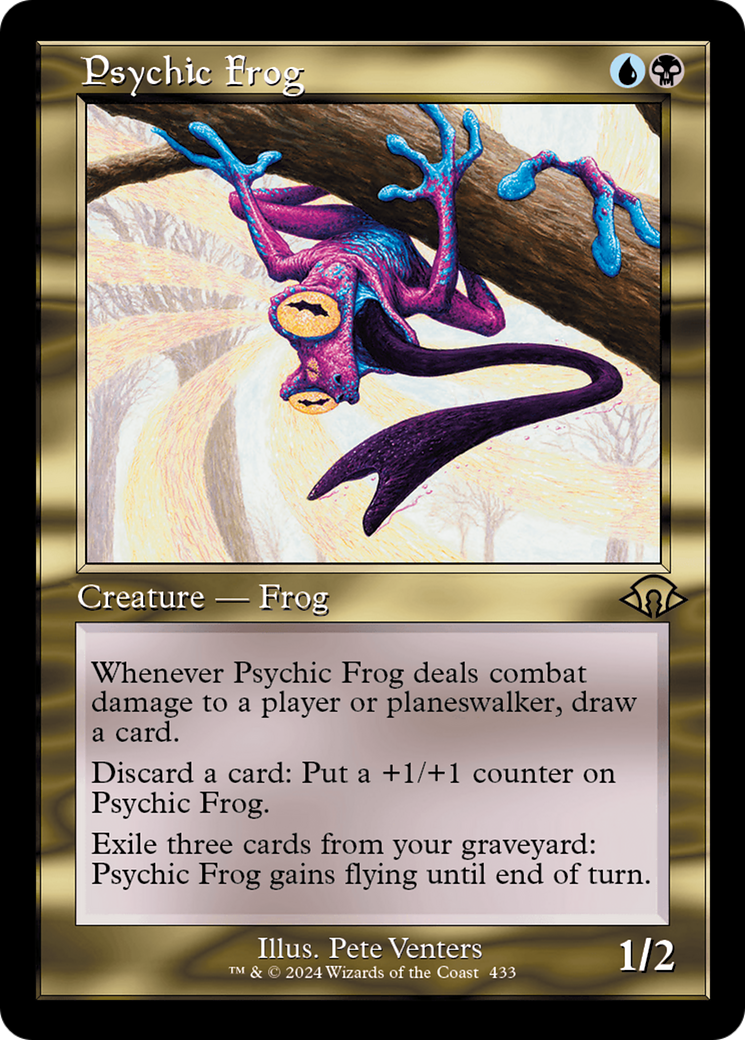 Psychic Frog (MH3-433) - Modern Horizons 3 Foil - Premium MTG Single from Wizards of the Coast - Just $19.32! Shop now at Game Crave Tournament Store