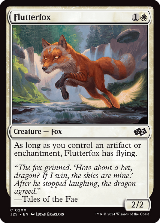 Flutterfox (J25-200) - Foundations Jumpstart - Premium MTG Single from Wizards of the Coast - Just $0.25! Shop now at Game Crave Tournament Store
