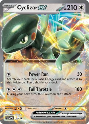 Cyclizar ex 18 - SV Scarlet & Violet Promo Cards Holofoil