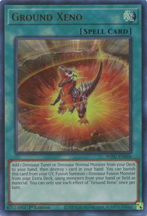 Ground Xeno (WISU-EN006) - Wild Survivors 1st Edition - Premium Yugioh Single from Konami - Just $4.43! Shop now at Game Crave Tournament Store