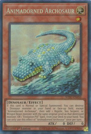 Animadorned Archosaur (CR) (WISU-EN050) - Wild Survivors 1st Edition - Premium Yugioh Single from Konami - Just $14.68! Shop now at Game Crave Tournament Store