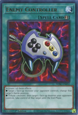 Enemy Controller (WISU-EN052) - Wild Survivors 1st Edition - Premium Yugioh Single from Konami - Just $0.25! Shop now at Game Crave Tournament Store