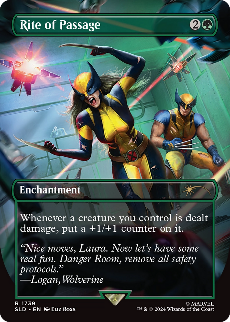 Rite of Passage (SLD-1739) - Secret Lair Drop (Borderless) - Premium MTG Single from Wizards of the Coast - Just $2.10! Shop now at Game Crave Tournament Store