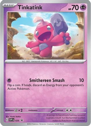 Tinkatink - SVP025 (Cosmo Holo) 25 - SV Scarlet & Violet Promo Cards