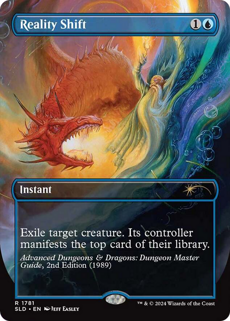 Reality Shift (SLD-1781) - Secret Lair Drop (Borderless) Foil - Premium MTG Single from Wizards of the Coast - Just $0! Shop now at Game Crave Tournament Store